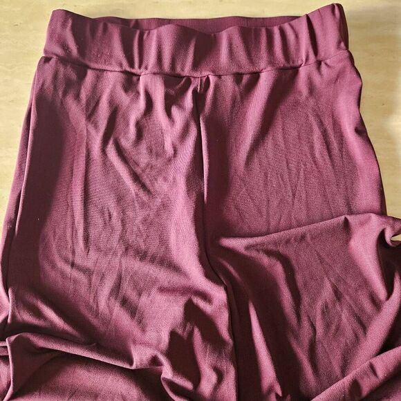Weissman NWOT adult extra small maroon dance pants costume lyrical contemporary - Picture 2 of 5
